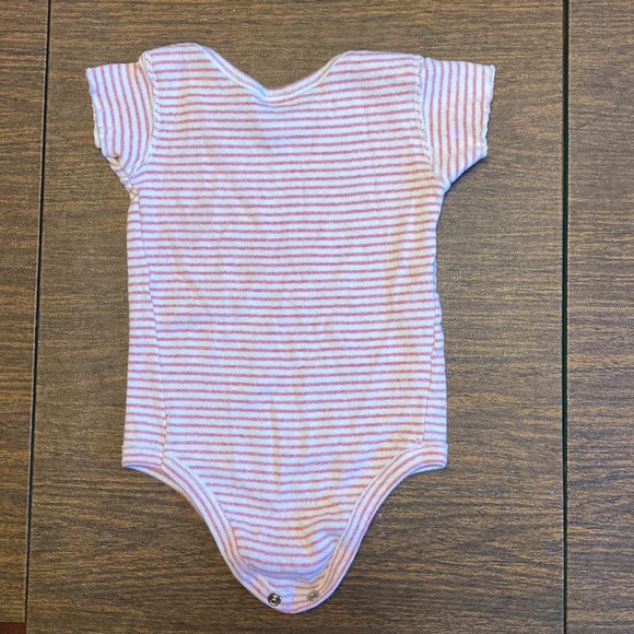 First Impressions Onesie, XL, 27-32 pounds. Pink white stripe. So cute - Picture 3 of 4